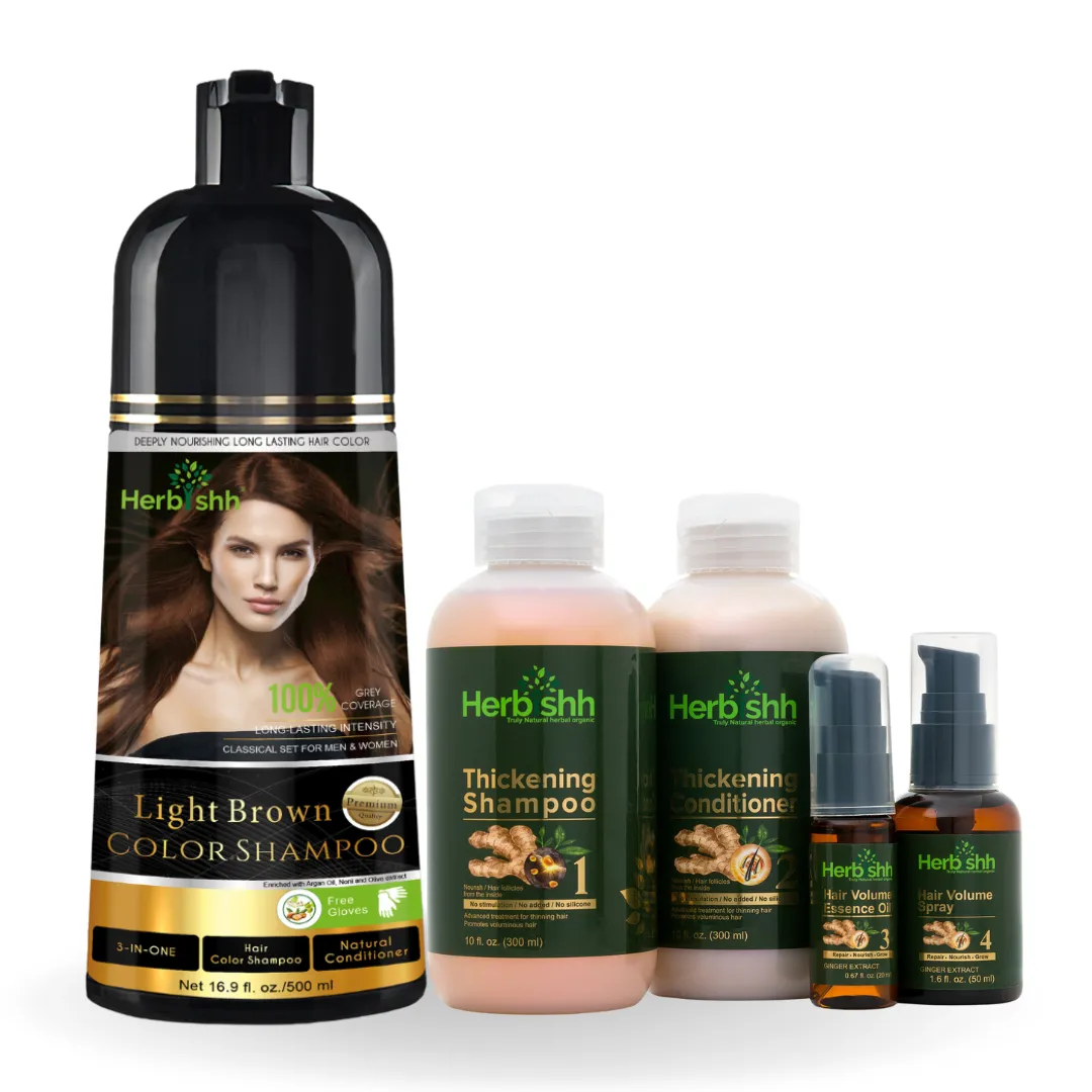 AS - Color Shampoo & Hair Volumizing Kit - HERBISHH