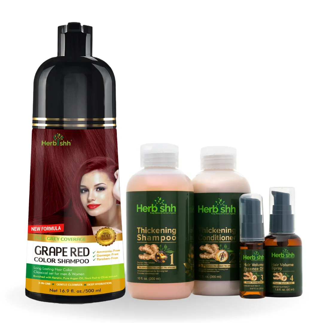 AS - Color Shampoo & Hair Volumizing Kit - HERBISHH