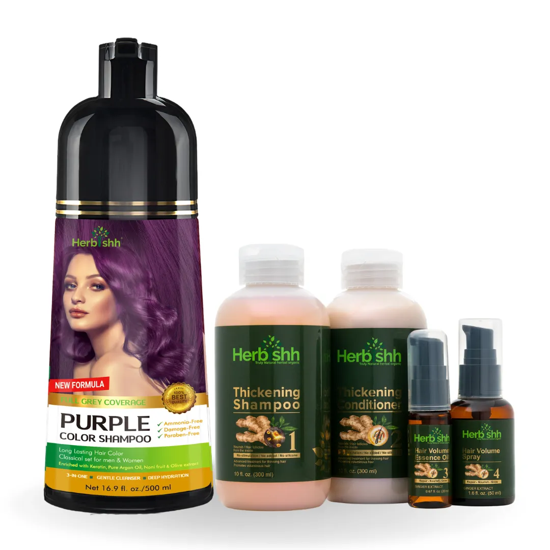 AS - Color Shampoo & Hair Volumizing Kit - HERBISHH