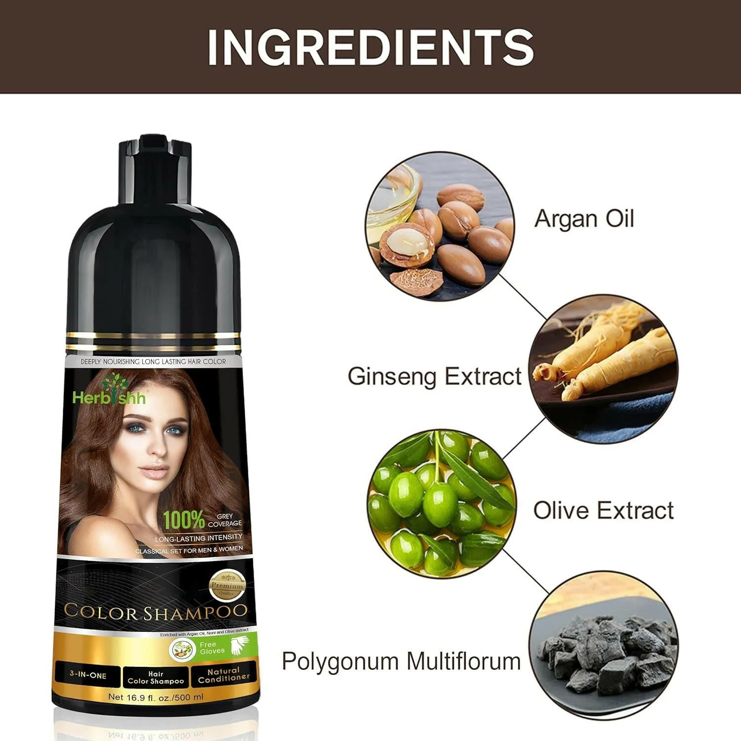 AS - Color Shampoo & Hair Volumizing Kit - HERBISHH