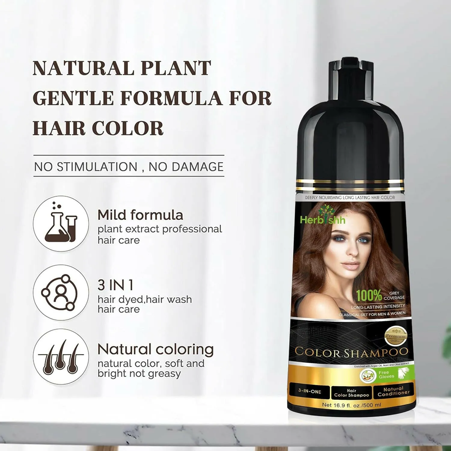 AS - Color Shampoo & Hair Volumizing Kit - HERBISHH