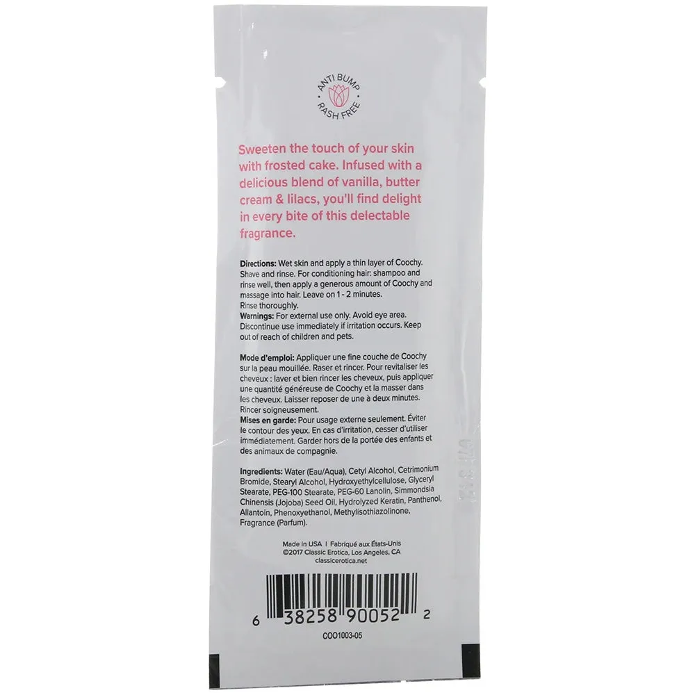 Oh So Smooth Shave Cream .5oz/15ml in Frosted Cake