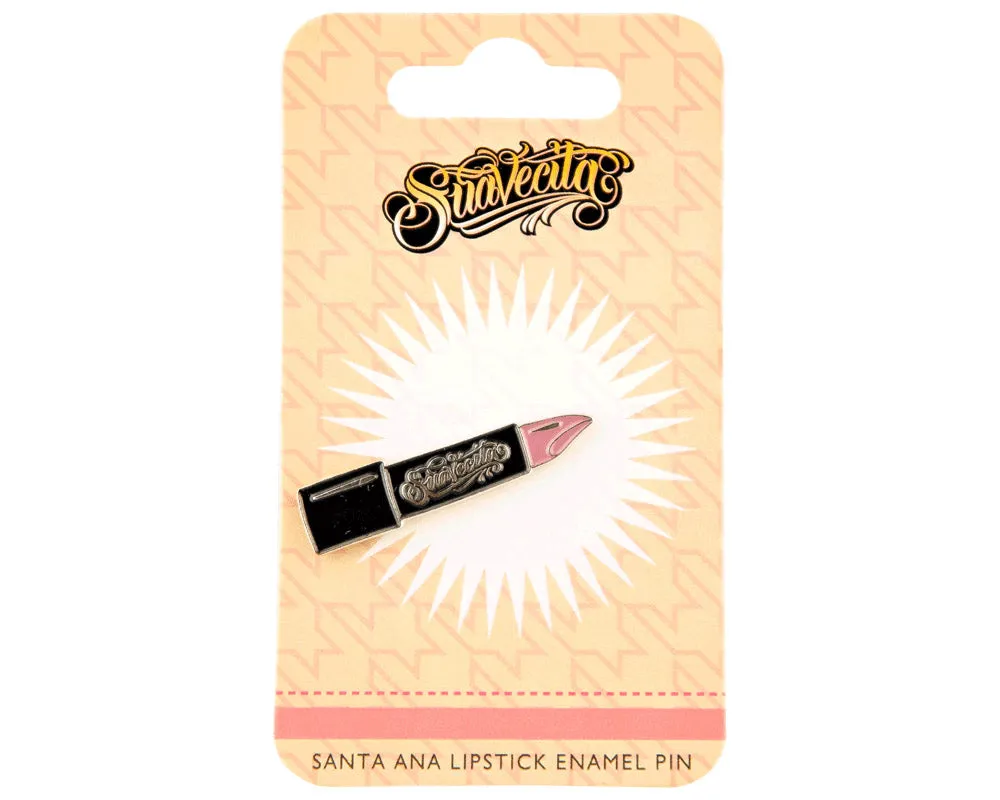 Santa Ana Lipstick Enamel Pin