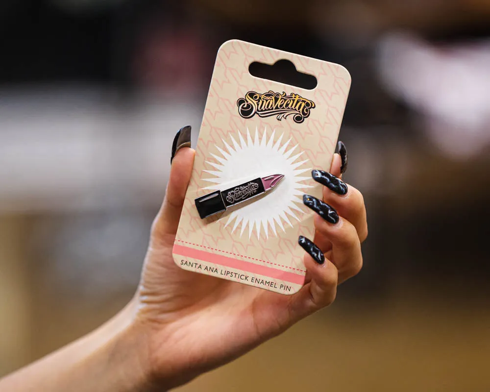 Santa Ana Lipstick Enamel Pin